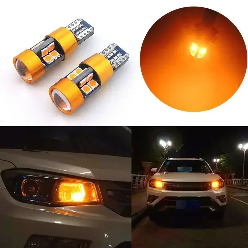 Orange Lighting Decor - 2 قطعة سيارة T10 12 فولت