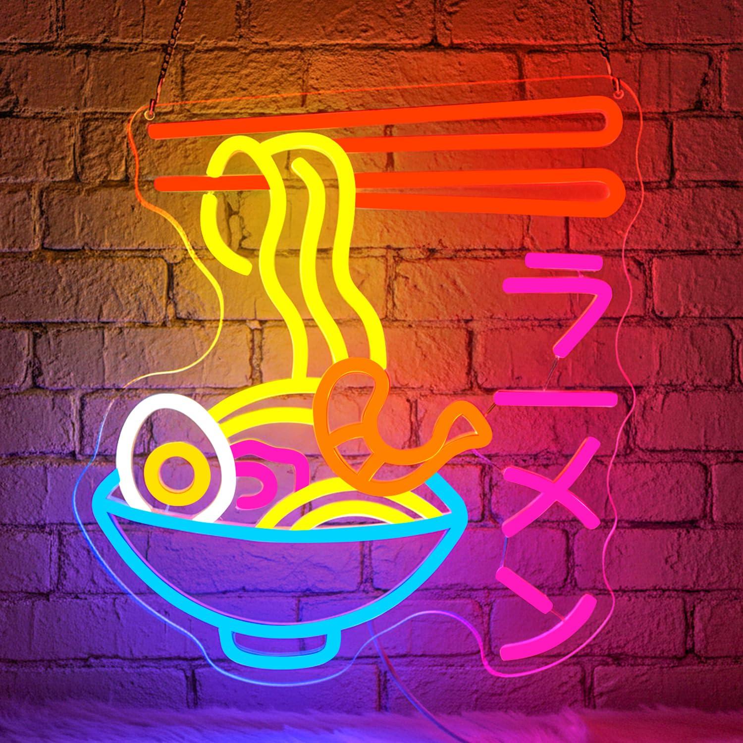 Kitchen Decor Lighting - لافتة نيون LED على شكل وعاء