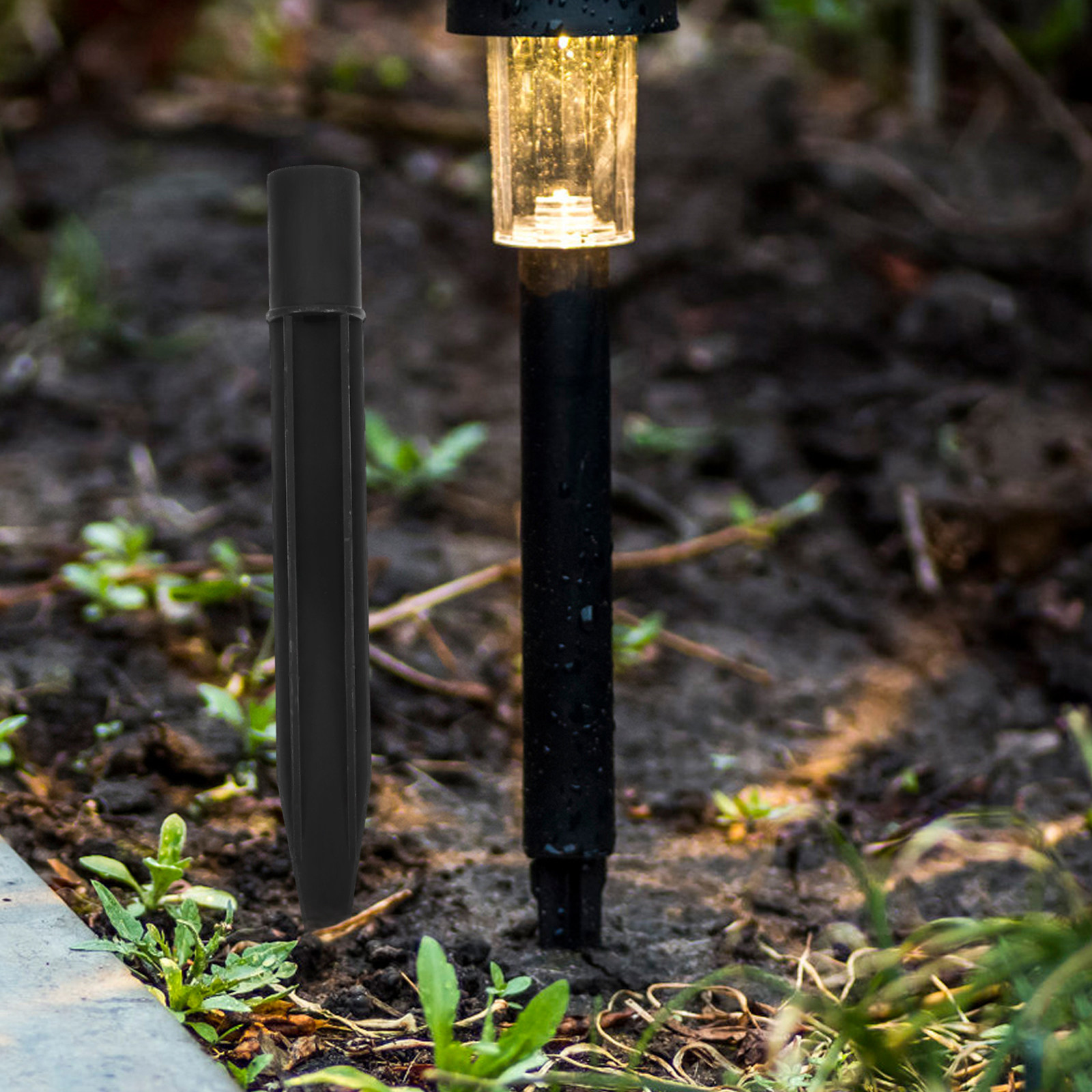 Garden Lighting Decor - أوتاد أرضية لتركيب اللافتات والأضواء، أوتاد