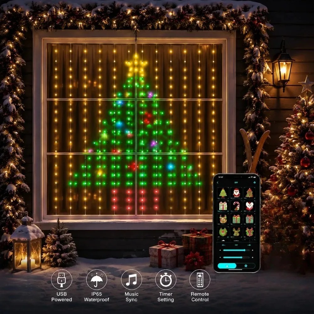 سلسلة أضواء عيد الميلاد LED، أ - مراجعة Lighting Decor For Home وسعره