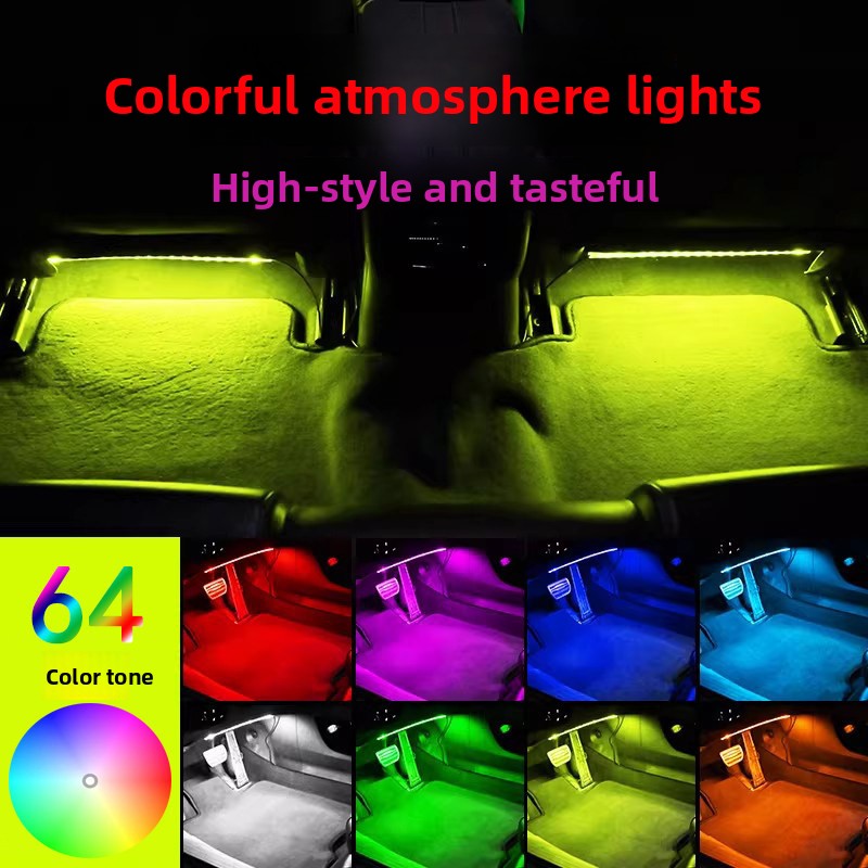 إضاءة LED داخلية للسيارة تعمل  - مراجعة Lighting Interior Decor وسعره