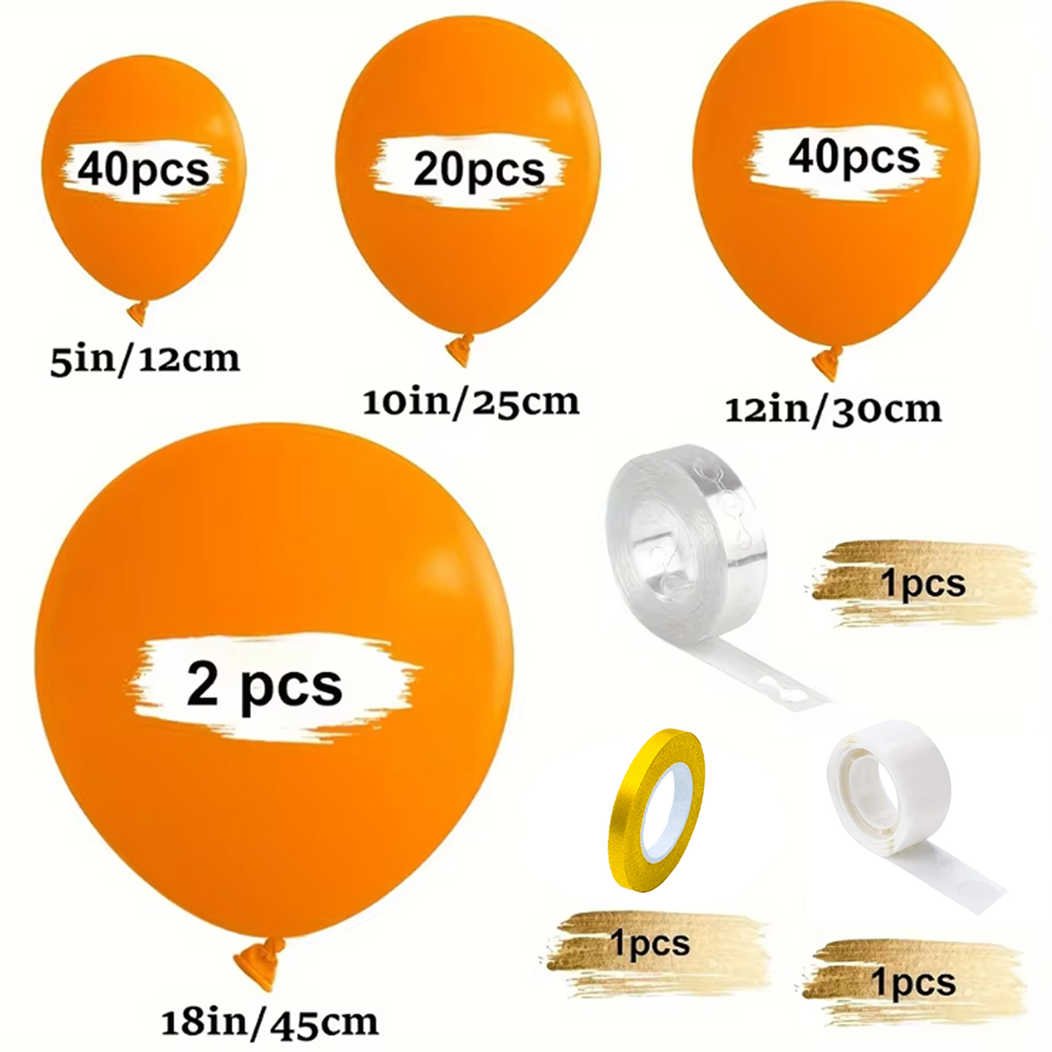 مجموعة من 102 بالون برتقالي، م - مراجعة Orange Lighting Decor وسعره