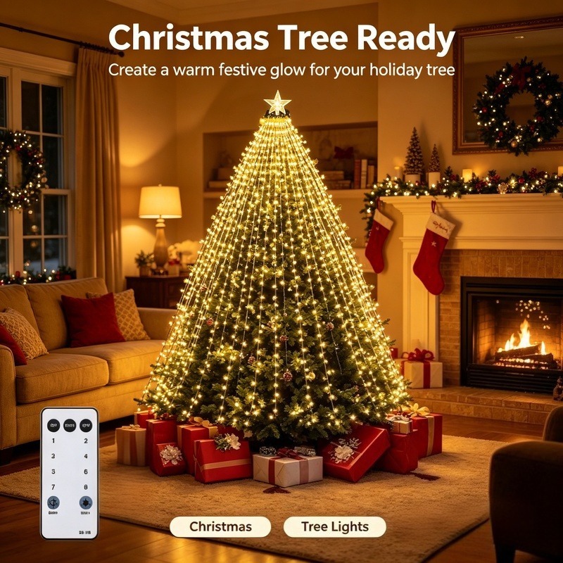 أضواء LED خيطية تعمل بـUSB، إض - مراجعة Garden Lighting Decor وسعره