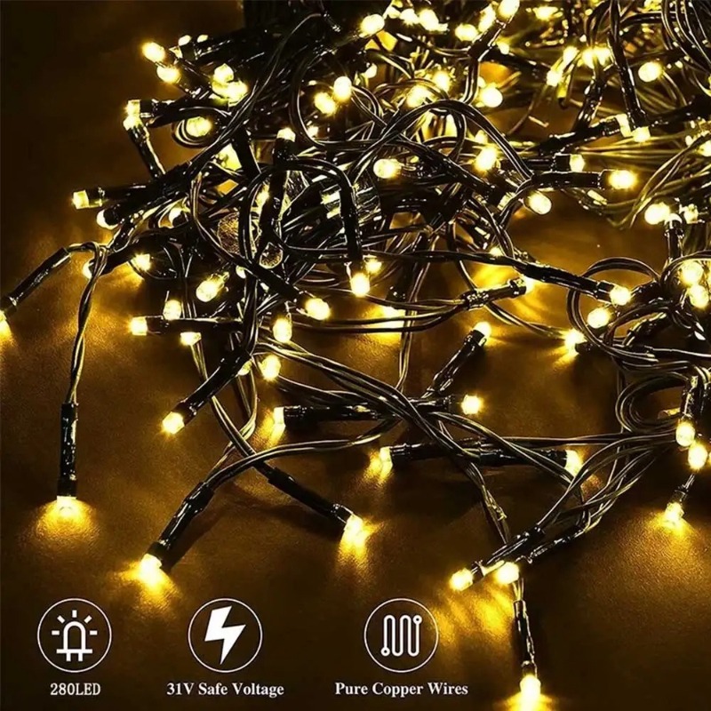 أضواء LED خيطية تعمل بـUSB، إض - مراجعة Garden Lighting Decor وسعره