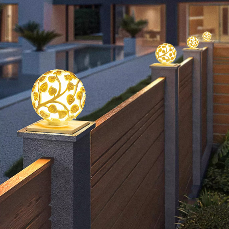 أضواء أعمدة خارجية تعمل بالطاق - مراجعة Garden Lighting Decor وسعره