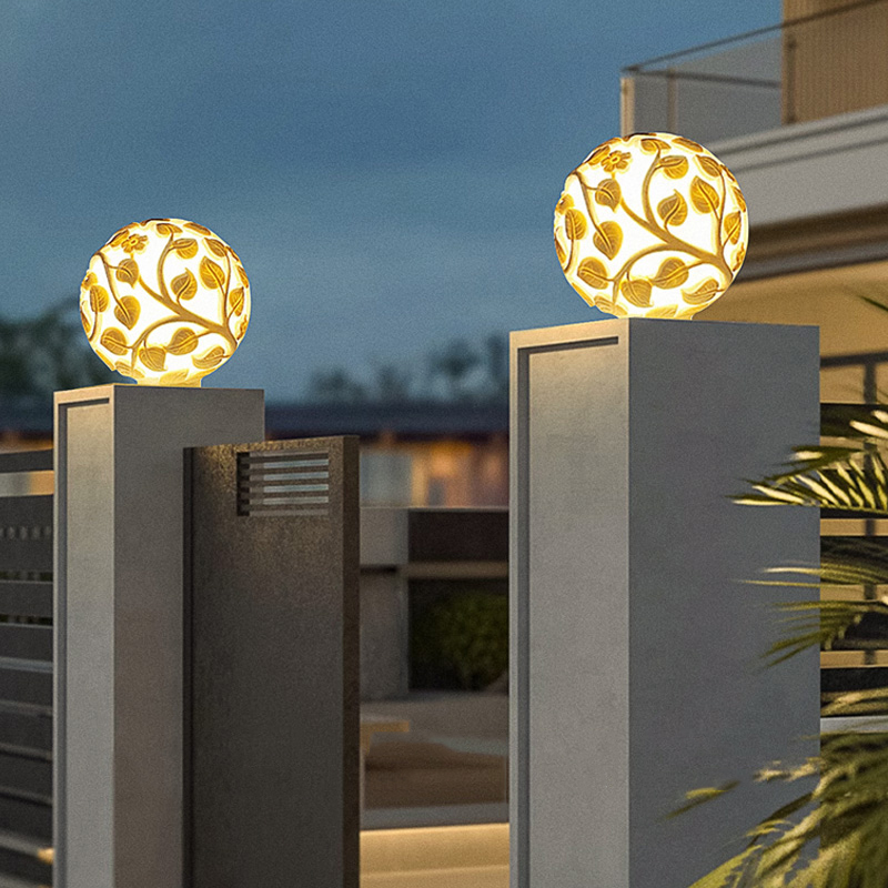 أضواء أعمدة خارجية تعمل بالطاق - مراجعة Garden Lighting Decor وسعره