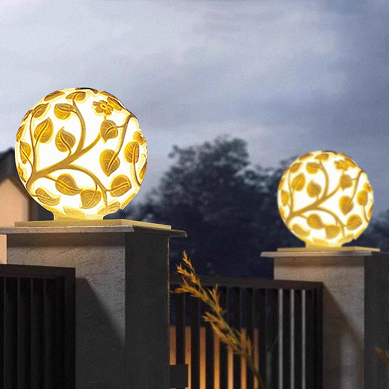 أضواء أعمدة خارجية تعمل بالطاق - مراجعة Garden Lighting Decor وسعره