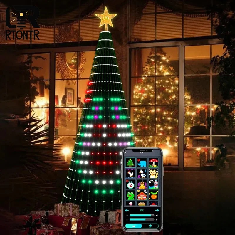أضواء شجرة عيد الميلاد على شكل - مراجعة Lighting Decor For Home وسعره