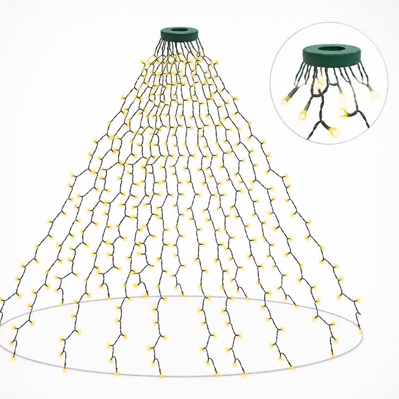 أضواء LED مقاومة للماء تعمل بـ - مراجعة Garden Lighting Decor وسعره