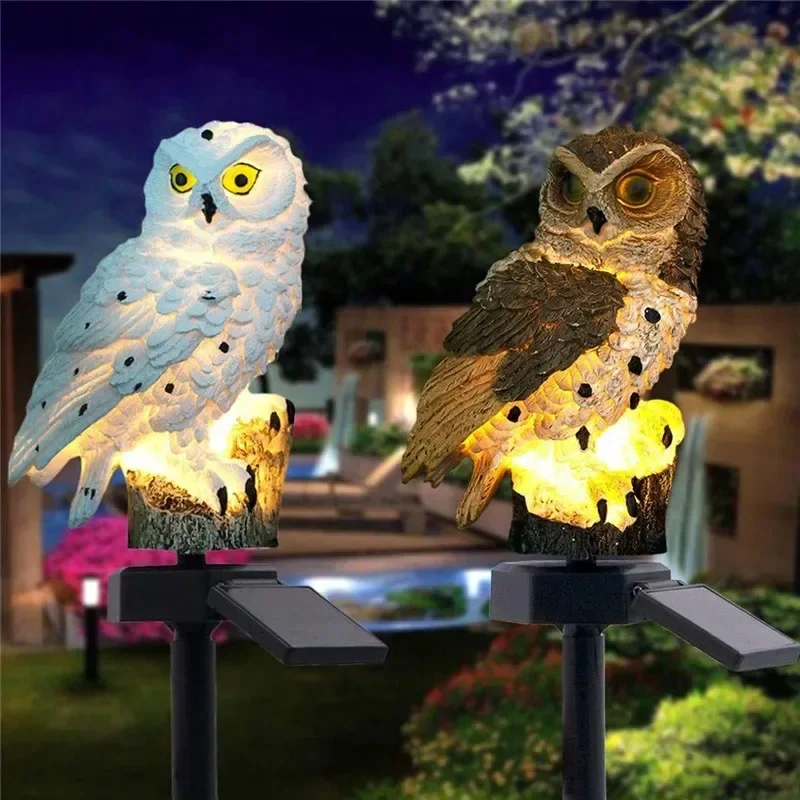 تمثال بومة يعمل بالطاقة الشمسي - مراجعة Yard Lighting Decor وسعره