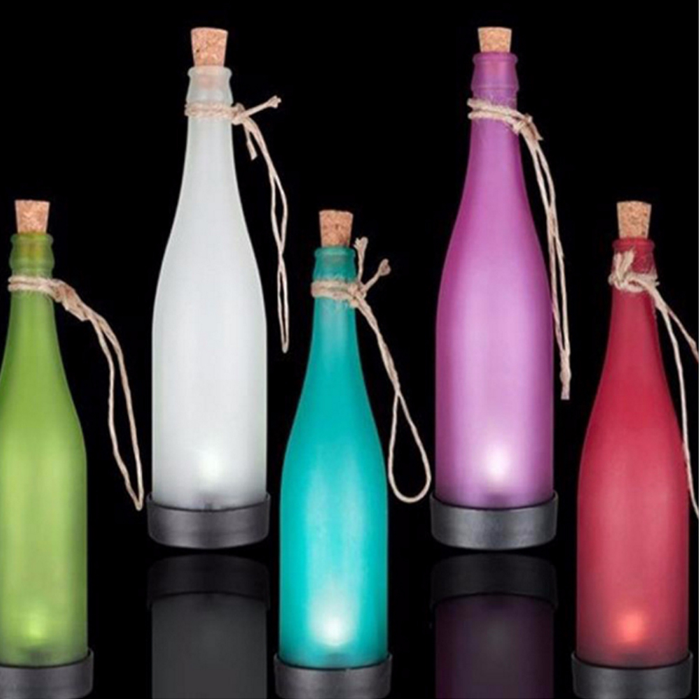 زجاجة نبيذ مصباح معلق مصباح تع - مراجعة Lantern Paper Solar وسعره