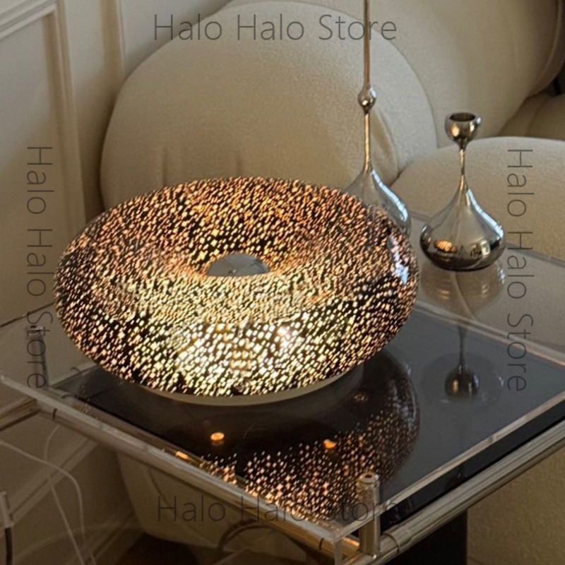 مصباح مكتب على شكل دونات برتقا - مراجعة Orange Lighting Decor وسعره