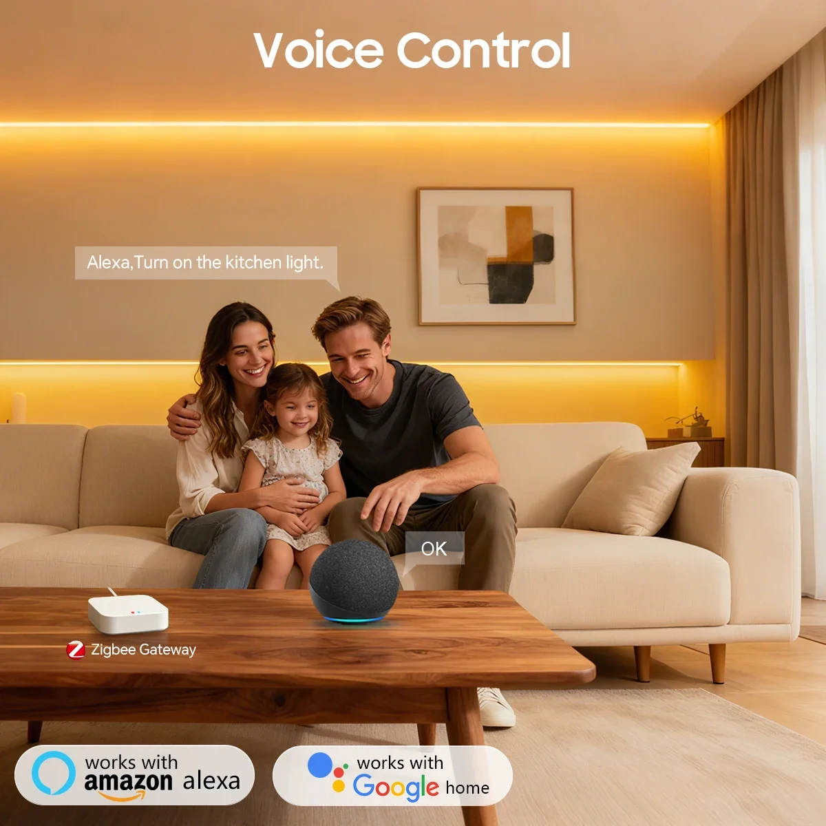 شريط إضاءة LED نيون بتقنية Zig - مراجعة Kitchen Decor Lighting وسعره