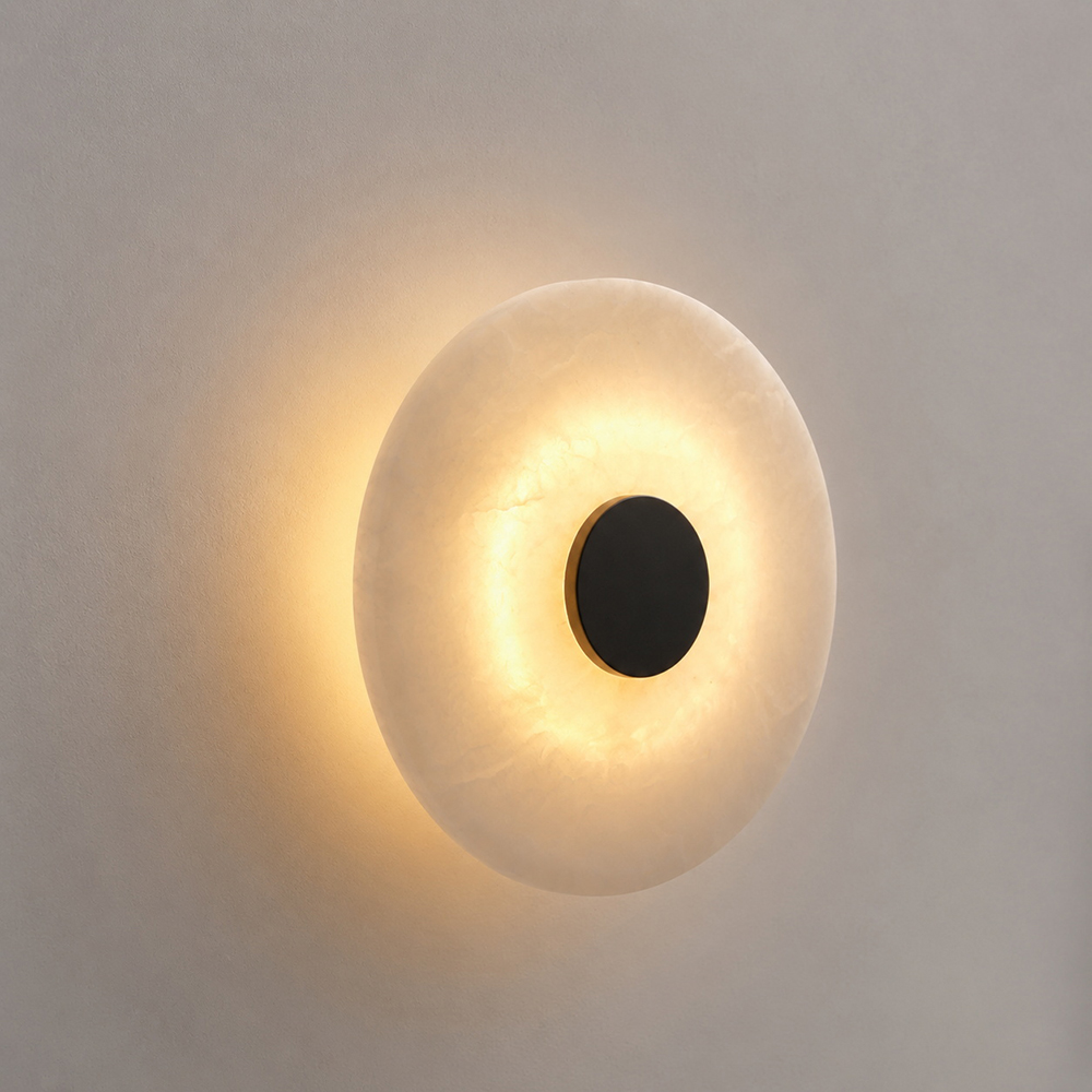 مصباح جداري بتصميم رخامي مقلد  - مراجعة Decor Lighting Cy وسعره